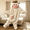 Beige, variant on Mfakffe Adult Funny Big Mouth Monster Onesie Pajamas Matching Couple Hooded Full Body Loungewear Warm Sleep Home Wear With Shoes