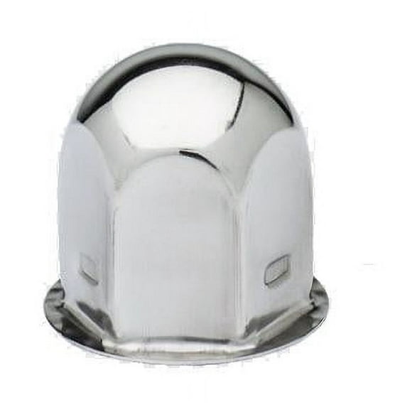 Pacific Dualies Wheel Simulator Lug Nut Cover 44-2000F Fits Pacific Dualies Wheel Simulator Part Number 44-1950; Polished; Stainless Steel; Single