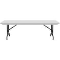 thumbnail image 3 of Pemberly Row Plastic Resin Folding Table with Adjustable Height in Gray Granite, 3 of 3