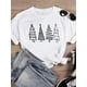 thumbnail image 4 of Camiseta con estampado de árbol de estrellas para mujer, ropa de vacaciones de Festival encantador, Feliz Navidad, Año Nuevo, moda femenina, camisetas gráficas, 4 of 4