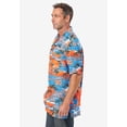 thumbnail image 3 of Men's Big & Tall Tropical Rayon Short-Sleeve Shirt, 3 of 6