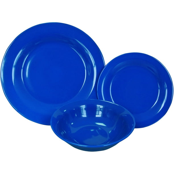 Mainstays College Starter 12Piece Stoneware Dinnerware Set, Exclusive