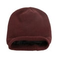 thumbnail image 3 of MANHUJI Bonnet For Sleeping Unisex Winter Cotton Hat Warm And Fleece Knitted Hat Sleeping Caps For Women (Red,One Size), 3 of 5