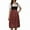 Brown, variant on German Oktoberfest Women's Print Lace Up Half Apron Clothes Bavarian Themed Party Dress Up Accessory Cozy Stylish Basic Clothes