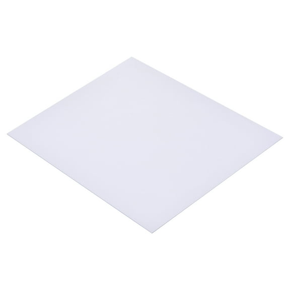 Uxcell White ABS Plastic Sheet 10x8x0.02inch for Building Model, DIY Crafts, Panel, Pack of 4
