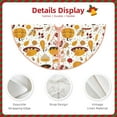 thumbnail image 3 of Disketp Thanksgiving Christmas Tree Skirt, Christmas Tree Decorations, Christmas Decor, Tree Mat Decoration(30-48IN)-30", 3 of 6