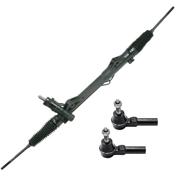 Detroit Axle - Complete Power Steering Rack & Pinion Assembly Outer Tie Rod Ends for 2016-2021	Toyota Tacoma
