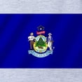 thumbnail image 2 of CafePress - Maine State Flag - Cute Infant Baby Football Bodysuit, 2 of 3