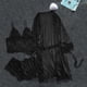 thumbnail image 2 of Ropa de dormir sexy para mujerconjunto de pijama con pantalón corto y top de encaje de seda (negro S) Ndcxsfigh Para estrenar, 2 of 9