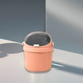 thumbnail image 4 of Naittoop Desktop Trash Can Cute Clutter Bins Student Dormitory Household Trash Can With Lid Living Room Waste Kitchen Bathroom, 4 of 7