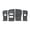 starry pattern, variant on Car Door Window Control Panel Sticker Button Cover Decoration For Select Model Enhances Interior Styles