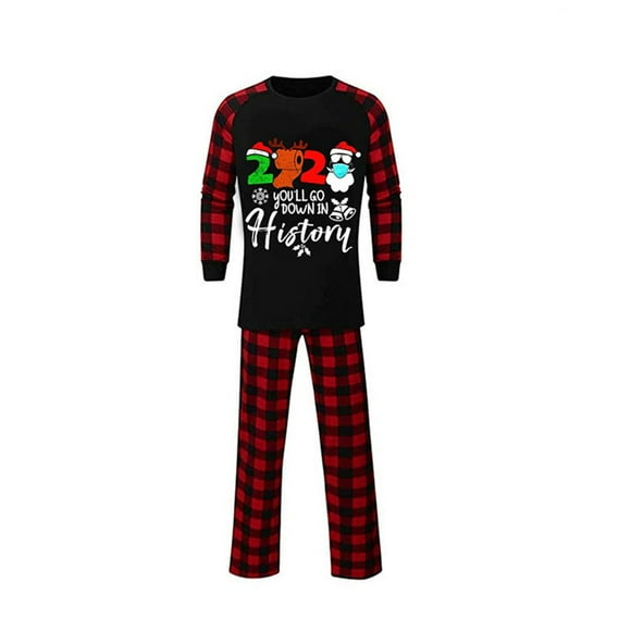 Clearance sale Men Father Family Matching Pajamas Christmas Costume Set Fashion Merry Christmas Nightwear Family Pajamas Outfits