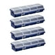 thumbnail image 2 of Organizador de tornillos de 4 piezas, organizador de almacenamiento con 4 compartimentos, separadores y estuches para tornillos. Azul, 2 of 8