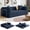 Dark Blue, variant on 79" convertible sleeper sofa bed,5-in-1 corduroy boneless couch with side pocket and a Fixed-Shape Frame,Loveseat for Living Room,Bedroom