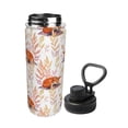 thumbnail image 2 of Yiaed Cute Sleepy Fox Print Sports Insulated Kettle Bottle Reusable Stainless Steel Insulated Cup, Outdoor Portable Casual Stainless Steel Insulation Cup, 2 of 7