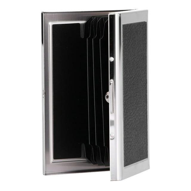 Credit Card Holder, Card Organizer PVC Lining Antimagnetic for Credit Cards ,Black