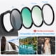 thumbnail image 2 of JJC 49mm Magnetic Lens Filter Mount Adapter for iPhone 13 Pro Max 14 Pro Max 15 Pro Max with MagSafe Case, Magnetic Filter Base with Cold Shoe Mounts & Silicone Lens Hood (Filters Not Included), 2 of 5