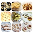 thumbnail image 3 of Molde de galletas de cinco/seis piezas con patrón de dibujos animados de Lastics de grado alimenticio Multicolor, 3 of 6