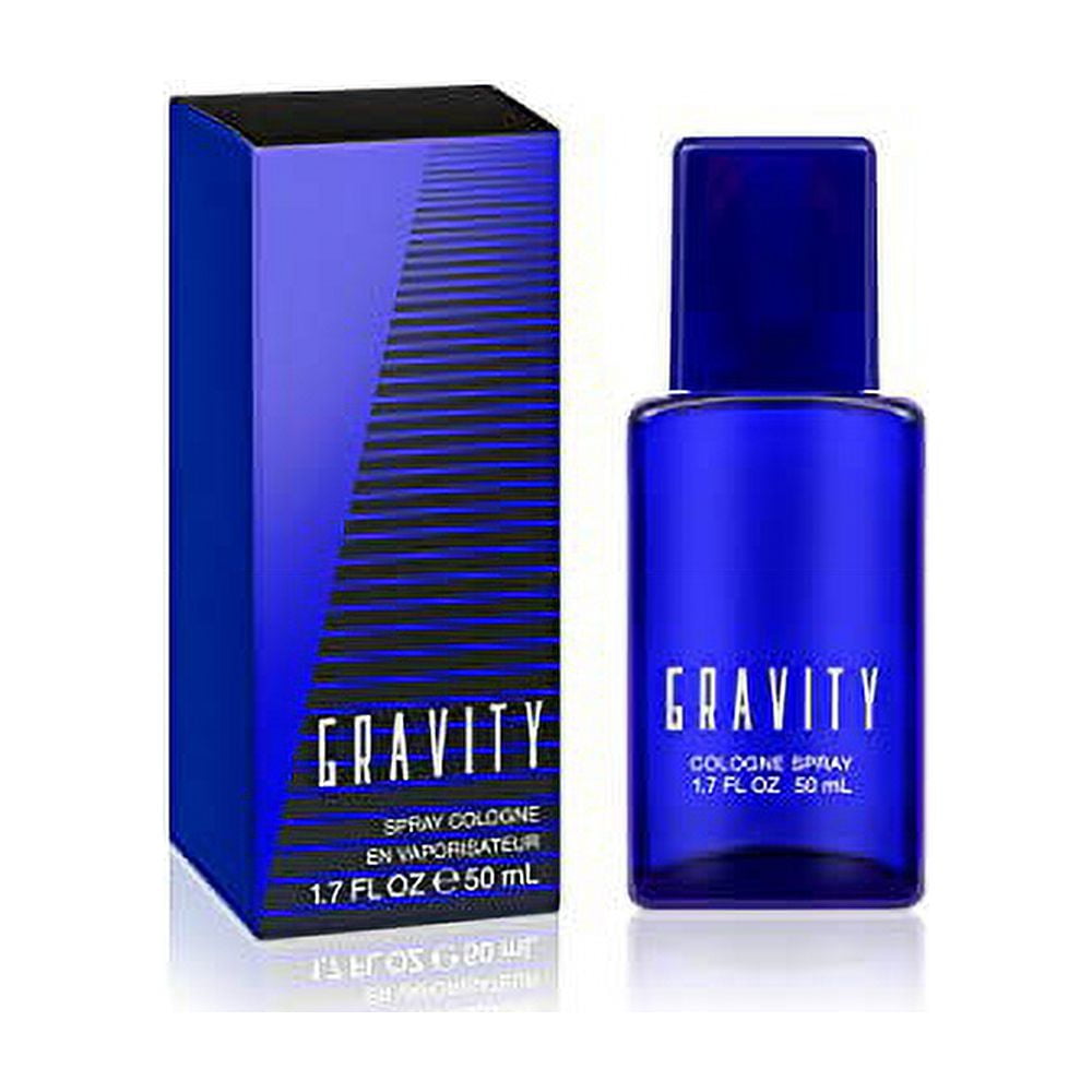 Gravity Eau de Cologne Spray, Vegan Formula, Fragrance, Earthy Wood and Leather Notes, 1.7oz