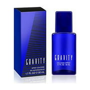 Gravity Eau de Cologne Spray, Vegan Formula, Fragrance, Earthy Wood and Leather Notes, 1.7oz