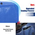 thumbnail image 3 of 4 Pack Heavy Duty Extra Large Moving Bags with Backpack Straps - Strong Handles & Zippers, Storage Totes For Space Saving, Fold Flat, Alternative to Moving Box (Set of 4, Black), 3 of 5