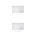 thumbnail image 3 of Bolsa de malla Moyic Organizador de refrigerador Doble compartimento Blanco 1 PC, 3 of 6