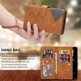 thumbnail image 2 of Tarise for Google Pixel 7 Case Zipper Wallet with 9 Card Holder, Pixel 7 Case for Women Men, Strap Wristlet Wristband Magnetic Closure Kickstand Flip Phone Cover for Google Pixel 7 5G 6.3", Brown, 2 of 8