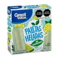 thumbnail image 4 of Paletas heladas Great Value de agua sabor limón 4 pzas de 70 g c/u, 4 of 4