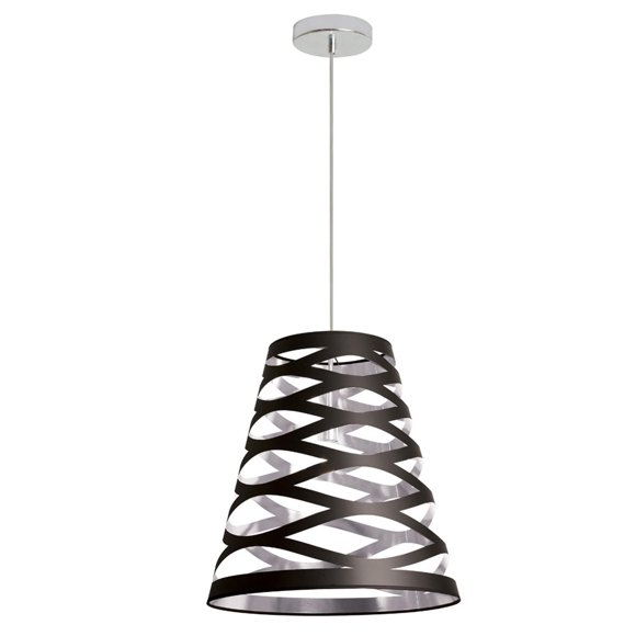 Dainolite CUT14-697 Black/Silver Pendant
