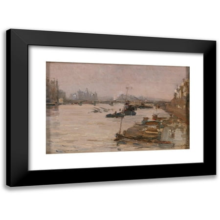 Emma Ciardi 14x11 Black Modern Framed Museum Art Print Titled - The Thames, London