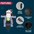 thumbnail image 2 of Joyfy 7 ft Christmas Inflatables Santa Riding Motorcycle with Reindeer Outdoor Decorations,Christmas Santa Reindeer Blow Ups Yard with Built-in LEDs for Holiday Party Garden Lawn Decor, 2 of 8