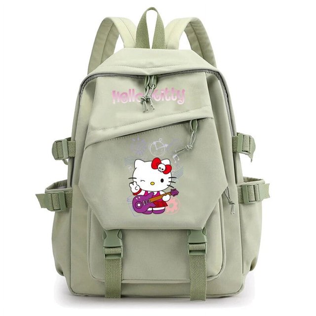 3Pcs/set Hello Kitty Anime Backpack for Girl Boy Children Lunch Bags Student Teenager Bookbag Schoolbag Knapsack Women Rucksack