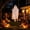 8 Modes, variant on BESEW7 Halloween Decorations Outdoor, Large Hanging Swing Ghost with No LED Lights No Remote for Front Porch Yard Tree