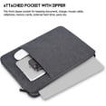thumbnail image 4 of KOMI 13-inch Laptop Sleeve Case for 2024 2023 MacBook Air 13.6 inch with Apple M2 M3 Chip & MacBook Pro 14 inch with M3 M2 Chip Accessories Carrying Case Water-Resistant Shockproof Bag, 4 of 5