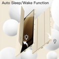 thumbnail image 5 of JETech Case for Samsung Galaxy Tab S9 FE+ / S9 FE Plus 12.4-Inch with S Pen Holder, Soft TPU Tri-Fold Stand Protective Tablet Cover, Support S Pen Charging, Auto Wake/Sleep (Beige), 5 of 6