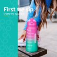 thumbnail image 7 of Venture Pal 1 Gallon/128oz Motivational Water Bottle with Straw and Times, 7 of 7