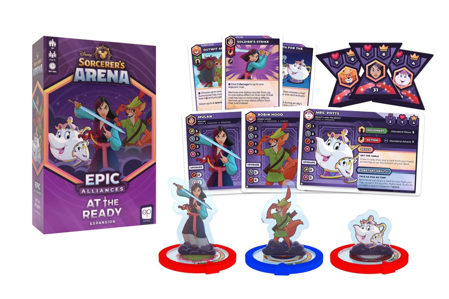 USAopoly Disney Sorcerer's Arena: Epic Alliances At the Ready Expansion
