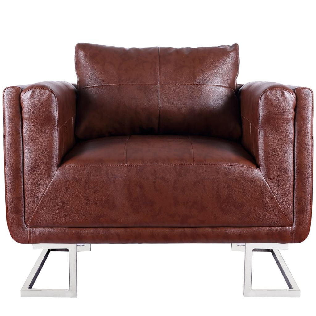 Kepooman Modern Bar Stool Chair for Bar Bedroom, Brown Kepooman Modern Bar Stool Chair for Bar Bedroom, Brown
