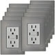thumbnail image 1 of Tomacorriente USB A y USB C Inoxium1X1U1BSilver 10Pzas USB A/USB C/Contacto Duplex 110/125-250VCA 15A 50/60Hz 5VDC 3A Pl, 1 of 4