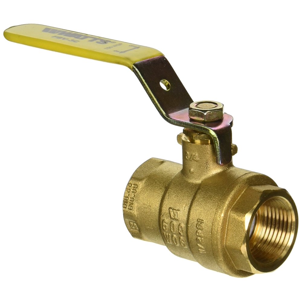Watts 0547103 Ball Valve, Model FBV3C has threaded end connections