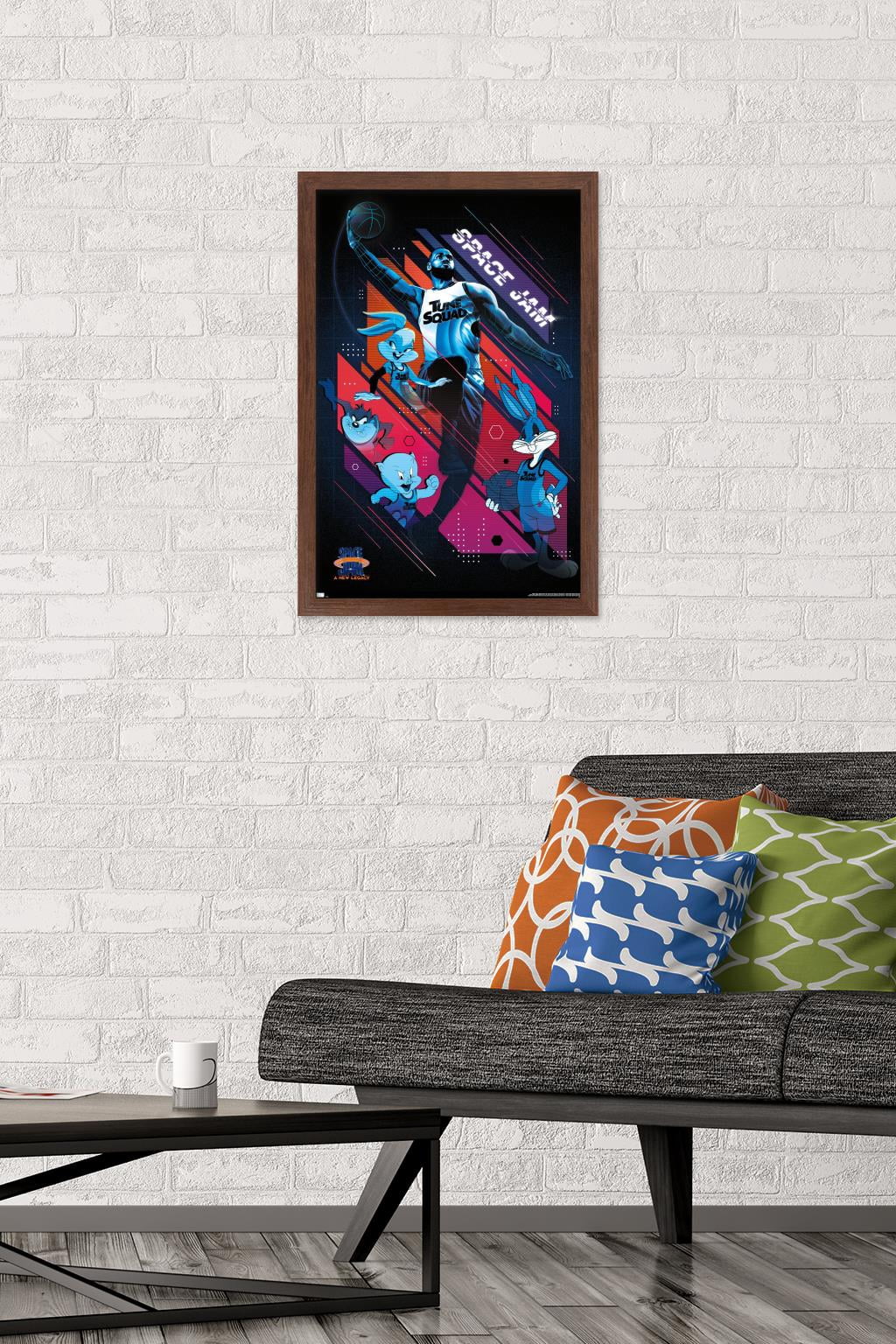 Space Jam: A New Legacy - Starters Wall Poster, 14.725" x 22.375", Framed