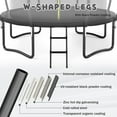 thumbnail image 5 of LIZEVINC Outdoor Trampoline 14FT Recreational for Kids Adults Heavy Duty Anti-Rust Coating, 5 of 7