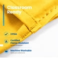 thumbnail image 5 of Seat Sack Student Chair Storage Pocket - 19", Single Pocket, Classroom Organizer for Student Desks, Durable Over-the-Chair Storage, Yellow, 10-Pack, 5 of 9