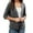 Gray, variant on Women's 3/4 Sleeve Shrugs Lightweight Open Front Cropped Cardigan for Women