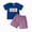 R415-Blue, variant on NOLDARES Baby Boy 4th July Outfit Short Sleeve T-Shirt and Comfy Shorts with 2 Pockets Stars and Stripes Embroidery 2-Piece Summer Set(Blue,2-3 Y)