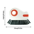 thumbnail image 2 of 2-in-1 Groove Cleaning Brush – Multi-Functional Crevice Brush, Window & Door Cleaning Tool, Household Cleaning Brush for Hard-to-Reach Corners, 2 of 2