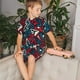 thumbnail image 4 of Balery Geometric Elements Conjunto de Pijama Infantil de Manga Corta con Estampado – Ropa de Dormir de Algodón Suave-XX-Large, 4 of 6