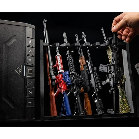 GOAT GUNS Miniature Gun Model Rack | Black Acrylic Plastic