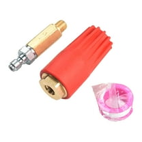 High Pressure Washer Turbo Nozzle Spray Tip 5100 PSI Rotating Nozzles For Pressure Washers