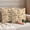 Light Yellow Tan, variant on Pack of 2 Nautical Lighthouse Outdoor Pillow Covers Decorative, Waterproof Pillow Protector, Farmhouse Retro Ocean Ship Map Throw Pillowcases Accent Cushion Cases for Patio Couch Sofa 24"x24"